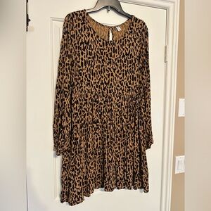 BP. Frill Cuff Long Sleeve Dress